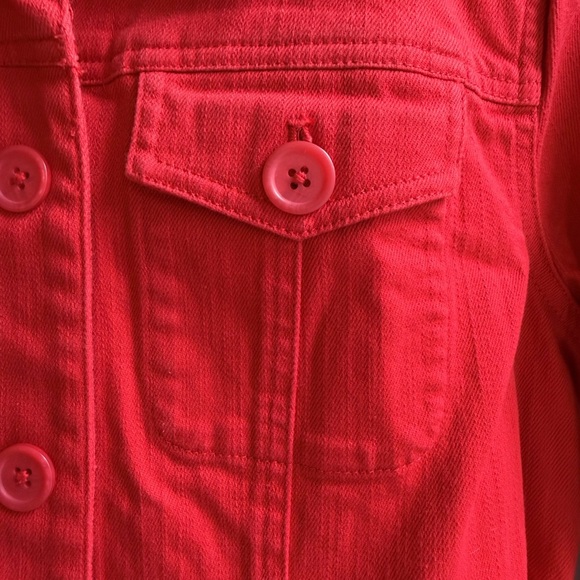 Talbots Vibrant Red Stretch Jacket - Picture 3 of 13